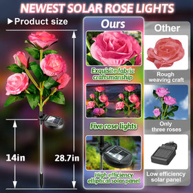 Anordsem outdoor lighting creates soft petal halos for romantic evenings.
