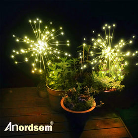 Anordsem path and garden illumination for evening strolls and security.