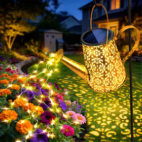 Anordsem solar watering can lights illuminate your garden with a gentle, eco-friendly glow.