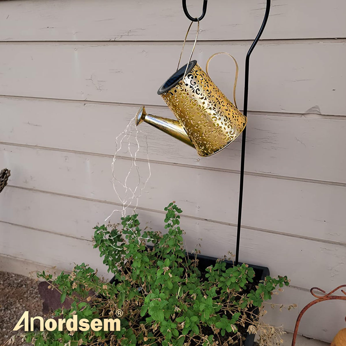 Anordsem yard ambience lantern brightens paths with gentle illumination.