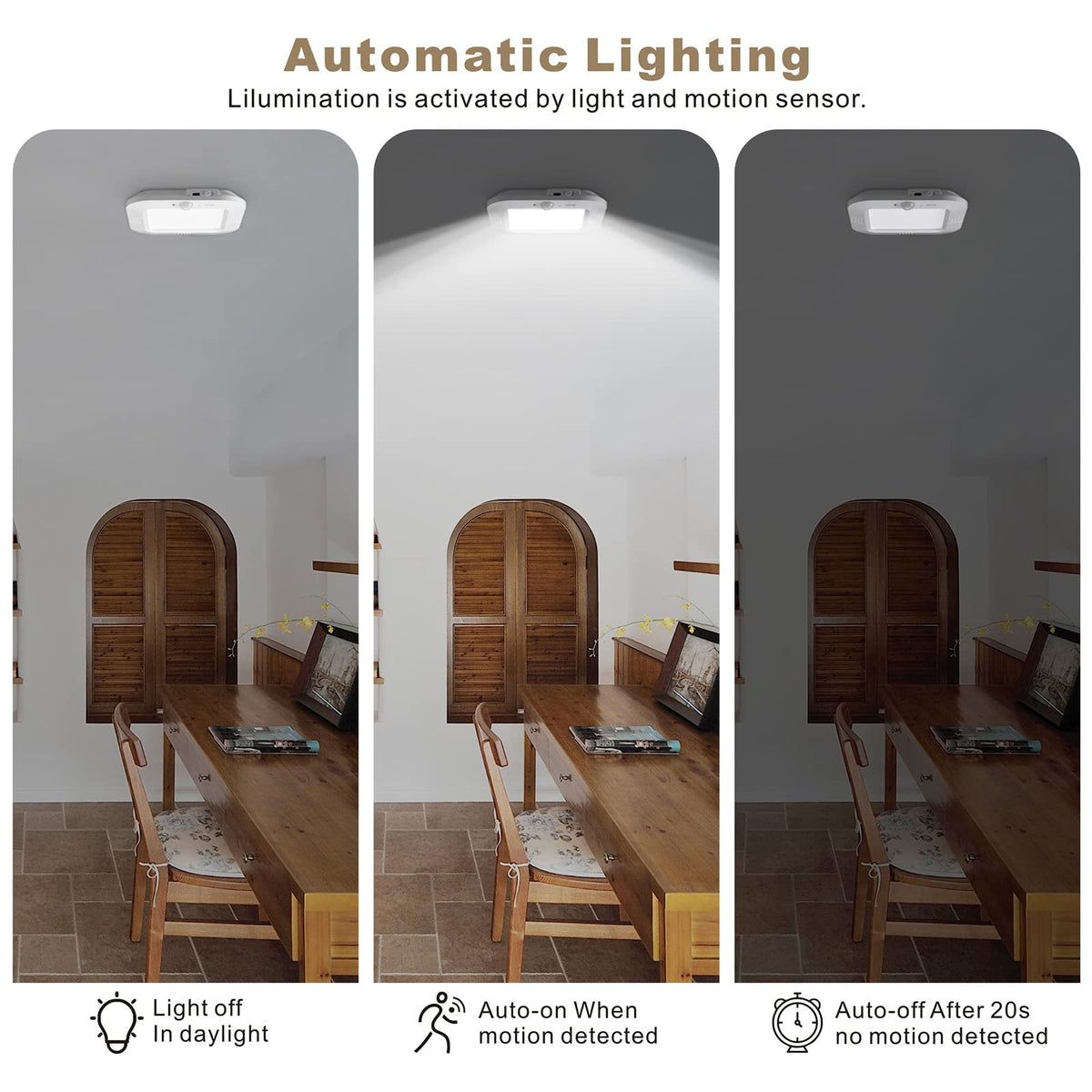 ANOTEK staircase and hallway lighting enhances step visibility and safety.