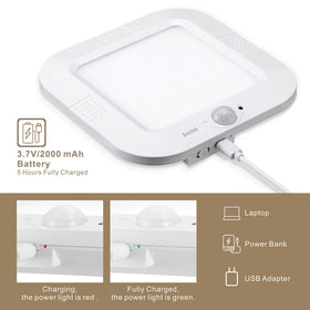 ANOTEK wireless installation with no wiring simplifies mounting on shelves or ceilings.