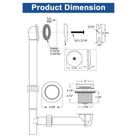 Anpean standard 1-1/2 inch elbow compatibility hint.