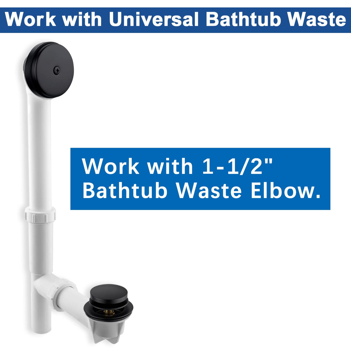 Anpean tub drain kit contents photo displays complete package.