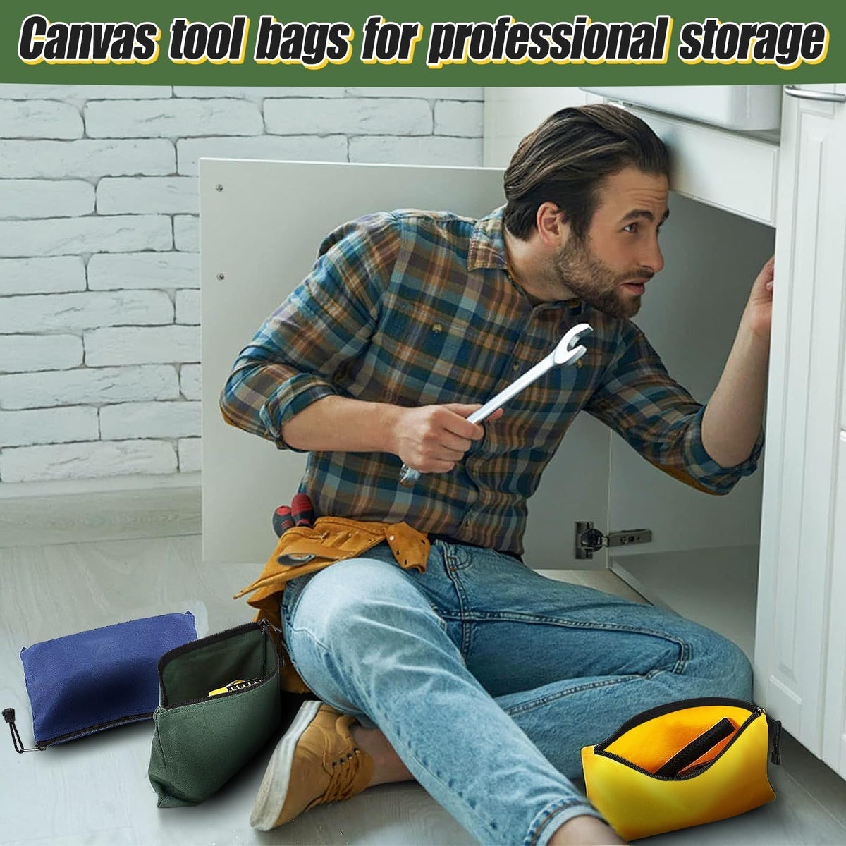ANPHSIN multi-purpose bags ideal for tools, cosmetics, and cables