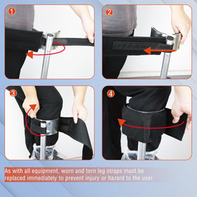 Anpoole stilt straps compatible with Dura-Stilts and other major brands.