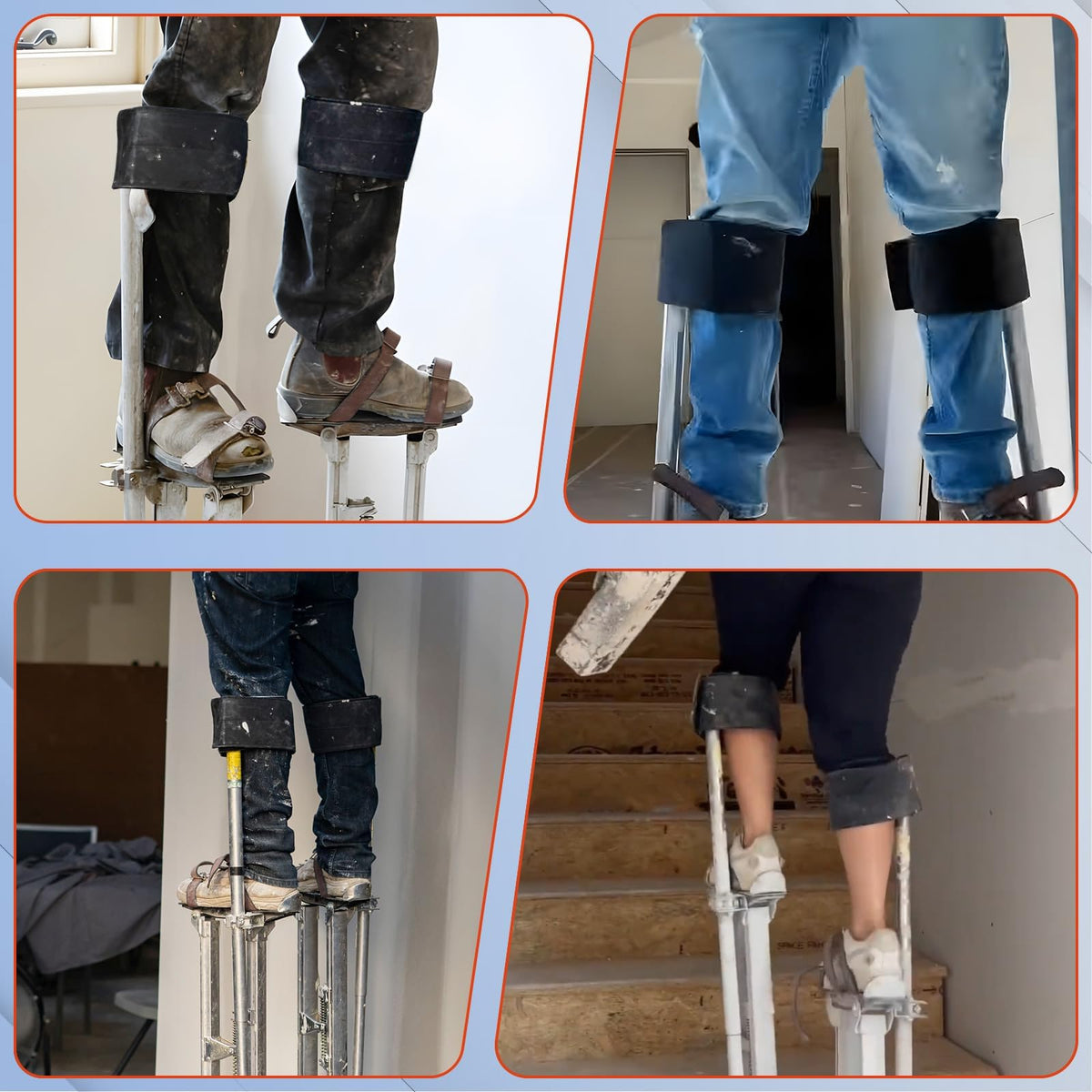 Anpoole stilt straps are easy to wash and air dry after use.