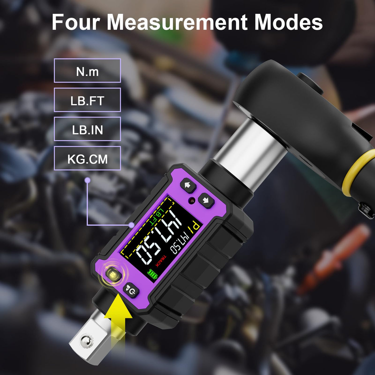 ANPUDS memory and presets help switch tasks quickly and record torque data