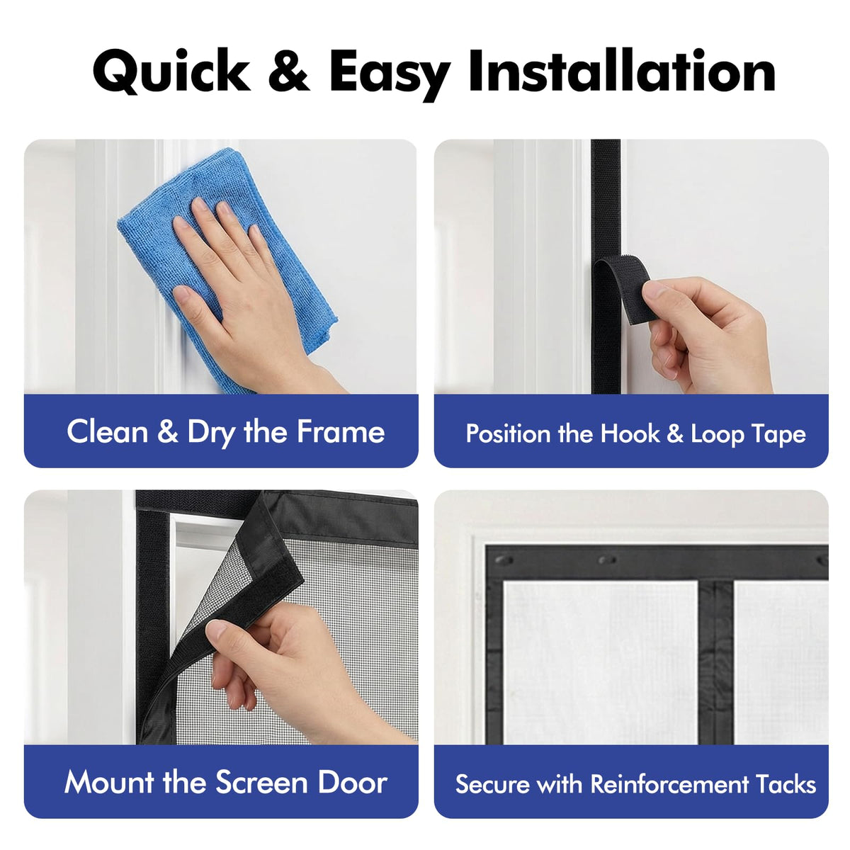 Anrukler stay-open design with hasps enables hands-free fresh air flow