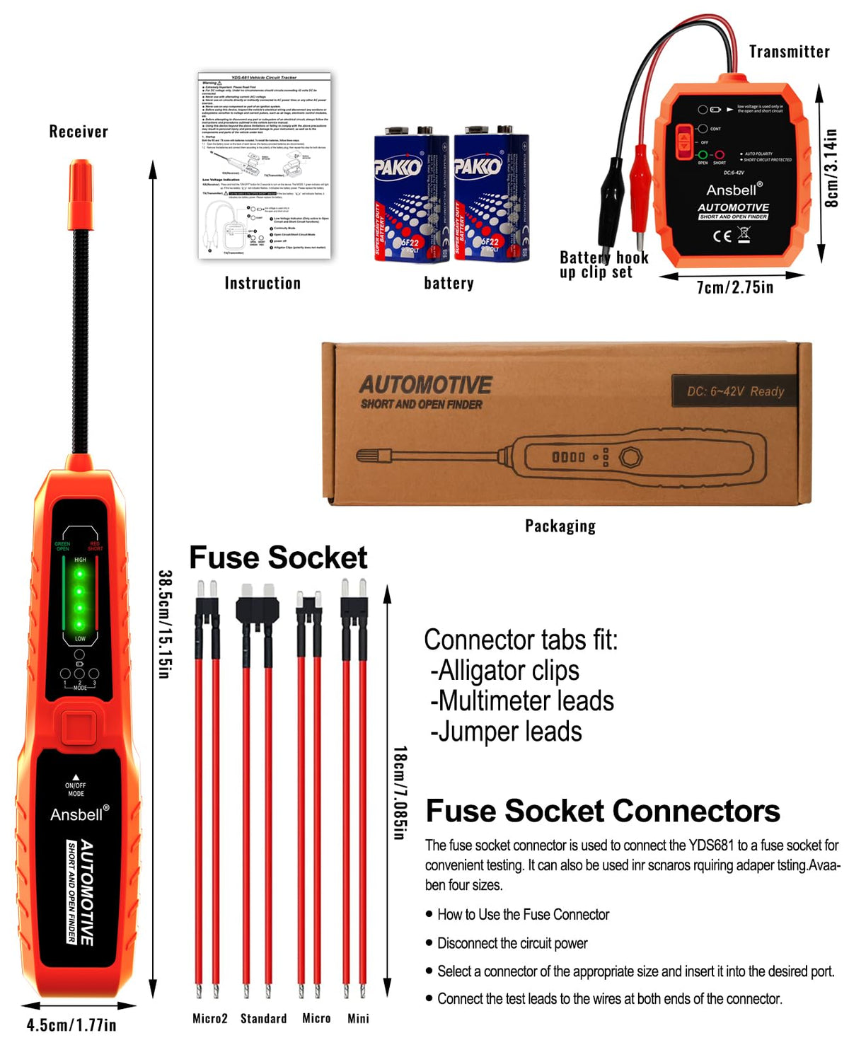 Ansbell DIY electrical troubleshooting kit enables practical on-site diagnostics.