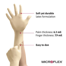 MF-300 gloves offering extra finger thickness for durability in tough tasks.