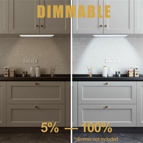 Ansen 5-color temperature under-cabinet light from warm to daylight