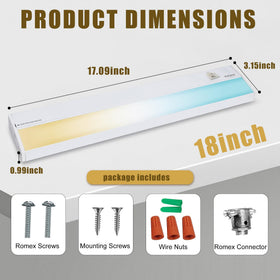 Ambient lighting option with Ansen under-cabinet light for versatile ambience.