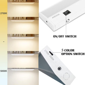 Ansen dimmable LED under-cabinet light provides customizable task lighting.
