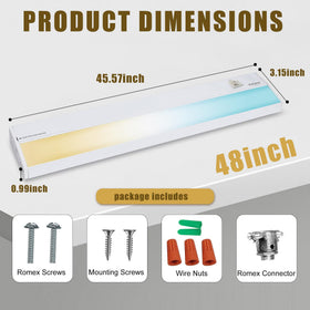 Ansen under-cabinet light brightens stairs and closets with glare-free illumination.