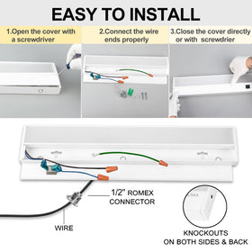 Ansen under-cabinet light featuring an on/off switch for easy control