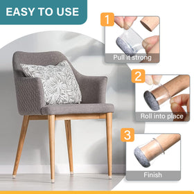 Ansible noise reduction on hardwood floors with smooth chair glide.