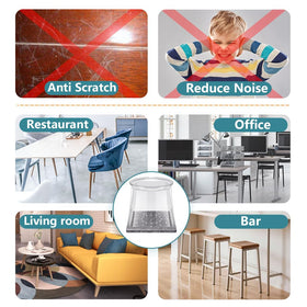 Ansible square chair feet covers are ideal for dining and office use