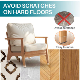 Ansible chair leg cover stretches to fit various rectangular legs