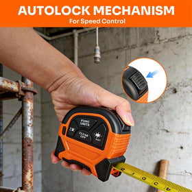 Ansigtny durable ABS housing and nylon-coated blade withstand job-site use.