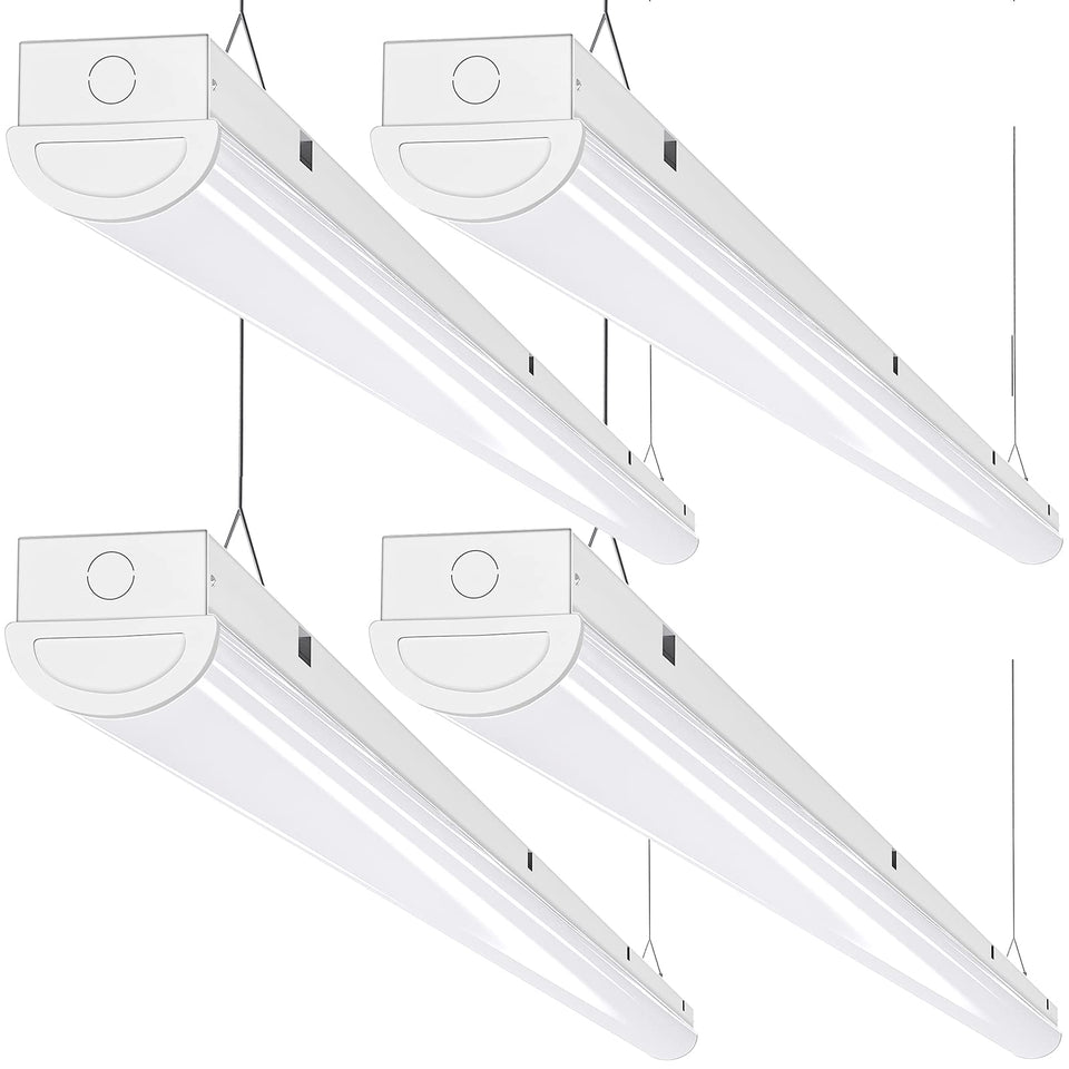 ANTLUX 110W LED strip light assembly ready for bright workshop coverage.