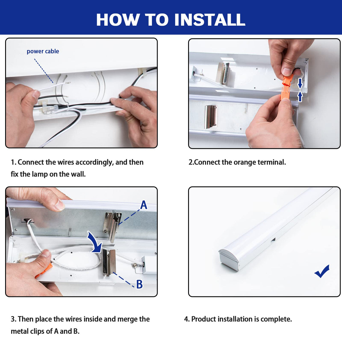 ANTLUX 110W LED strip light ETL-certified for safe, reliable operation.