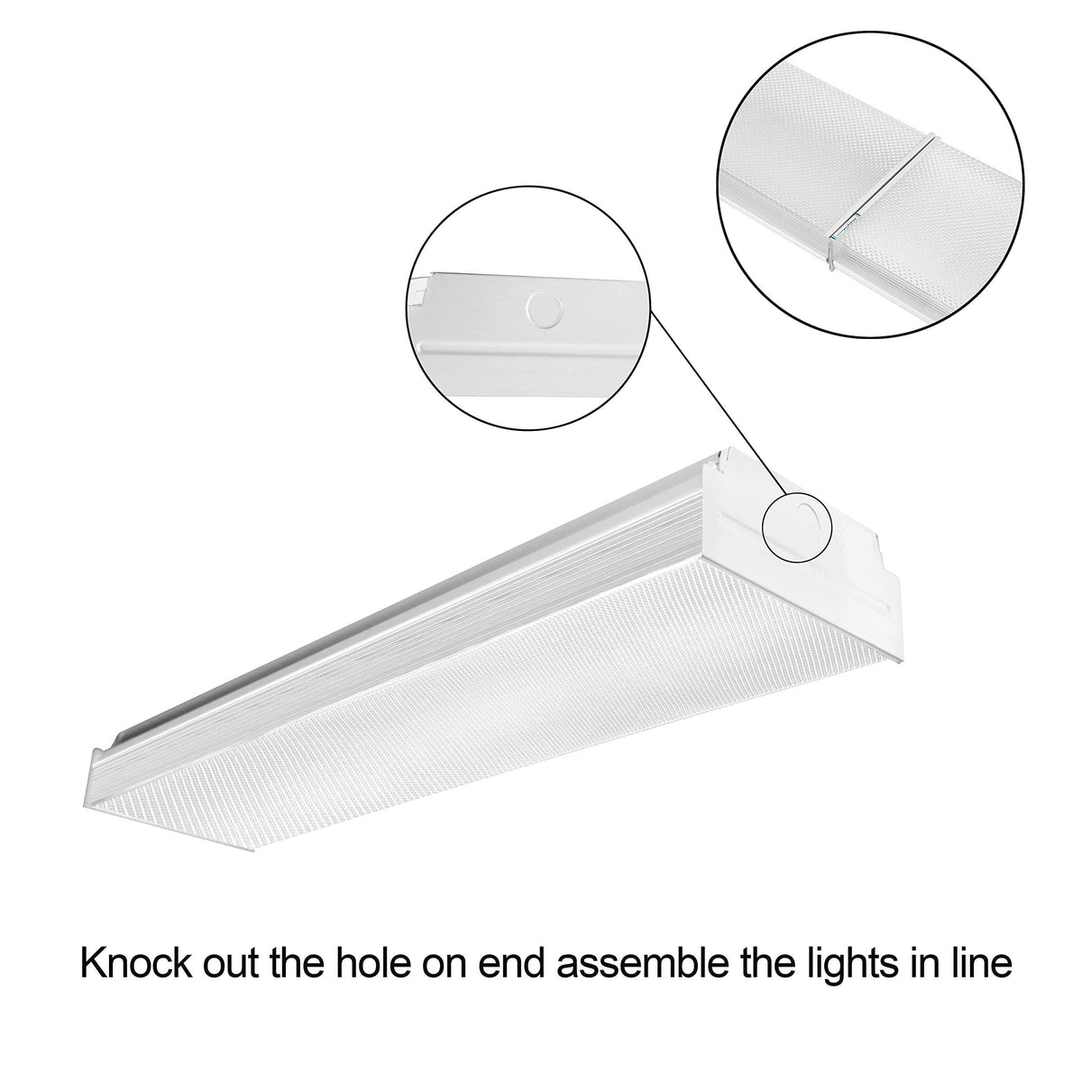 ANTLUX 20W 2400LM garage light delivers strong task lighting for workshops and benches.