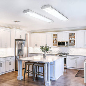ANTLUX 4ft LED with decorative end caps delivers glare-free illumination.