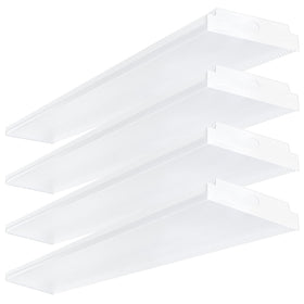 ANTLUX 4ft LED wraparound light for garage delivers bright, energy-efficient illumination.