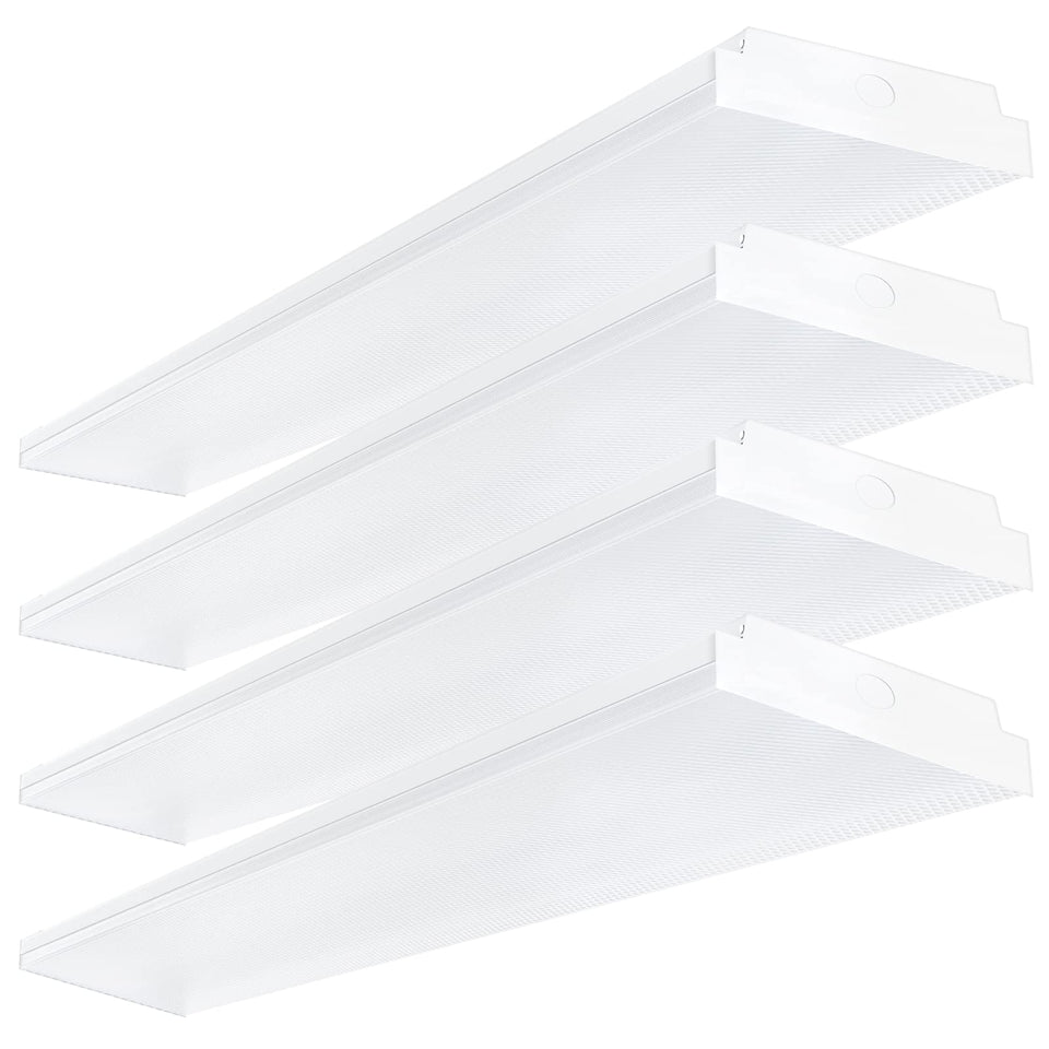 ANTLUX 4ft LED wraparound light for garage delivers bright, energy-efficient illumination.
