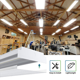 ANTLUX 4FT wraparound light linked in a row for scalable setup.