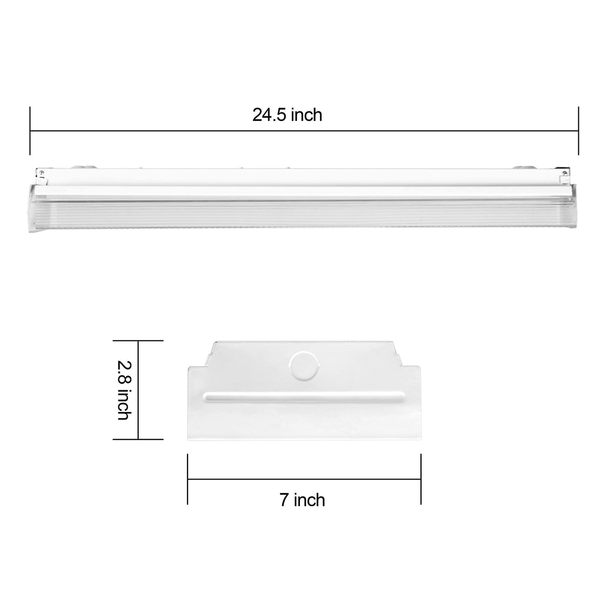 ANTLUX easy-install design requires no ballast and installs with included mounting hardware.