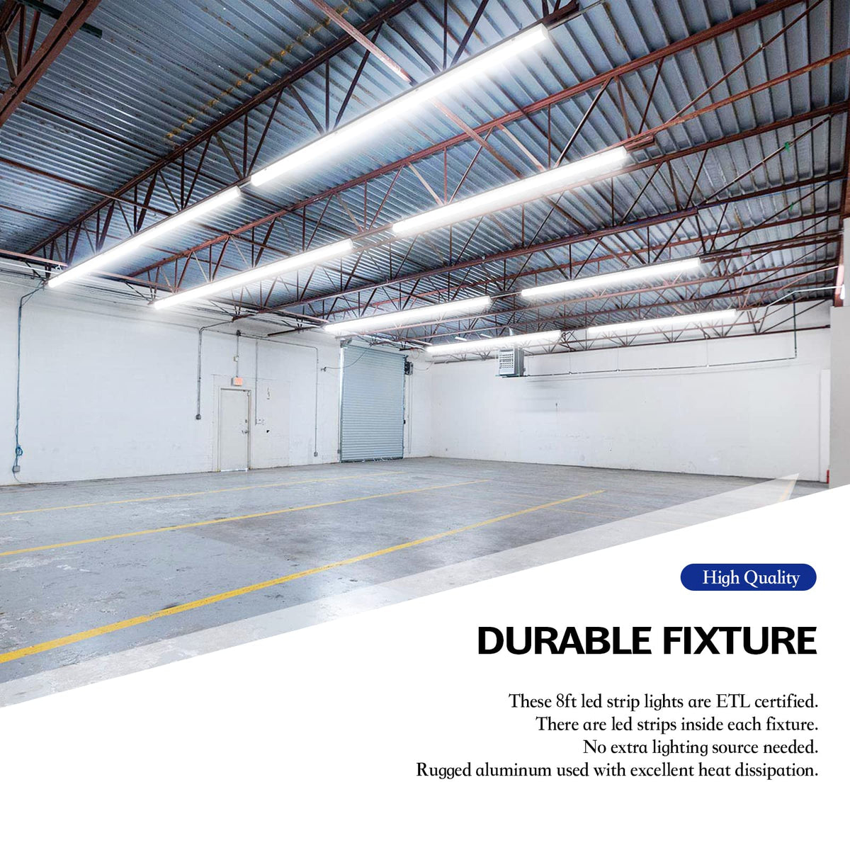 ANTLUX LED strip light aluminum housing highlights heat-dissipation design.