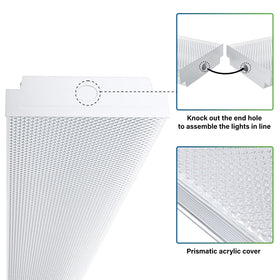 ANTLUX wraparound with end-to-end linkable design enables flexible installation in larger spaces.