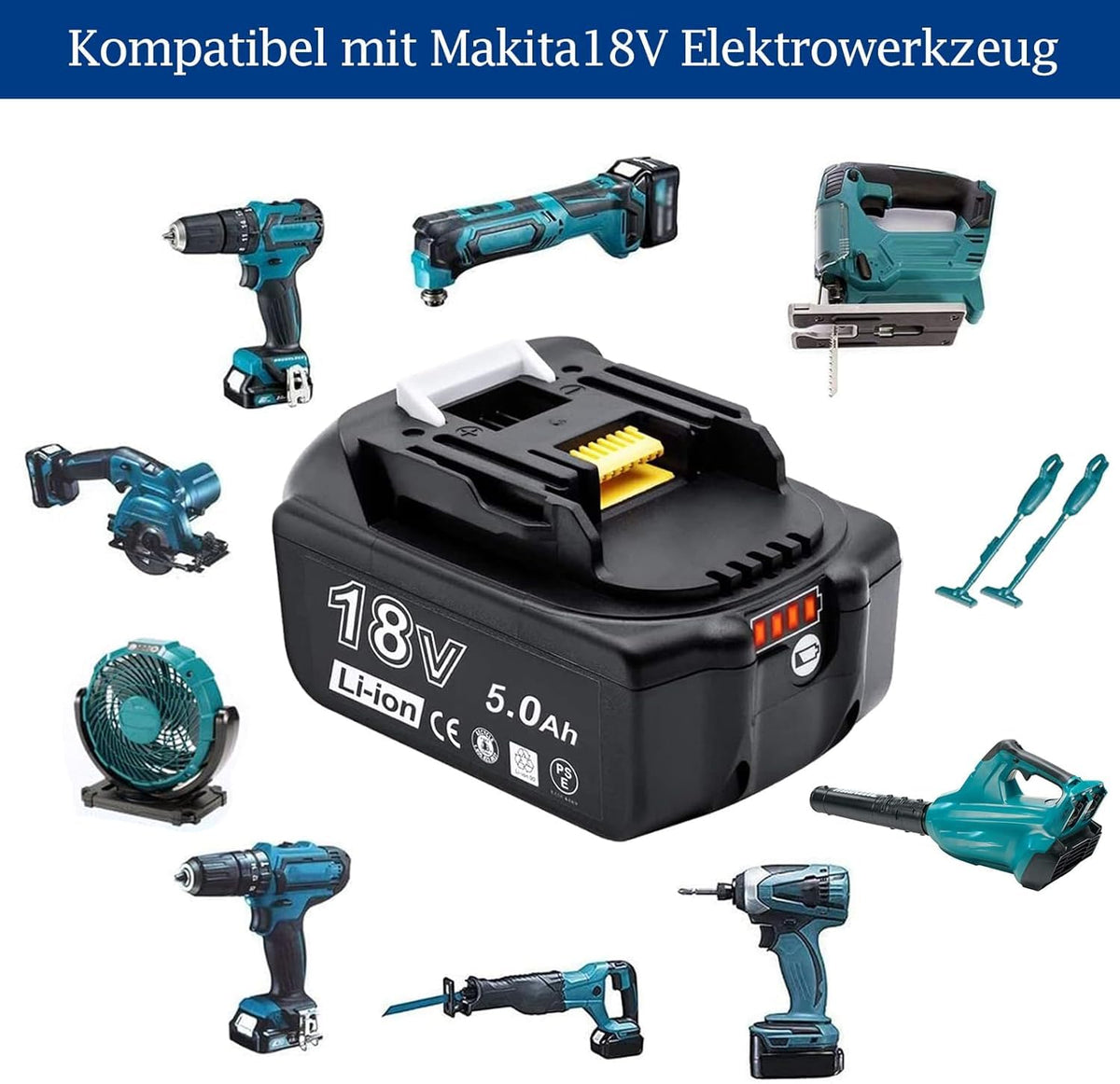 ANTOOLOCKER 18V battery used indoors and outdoors for versatility.