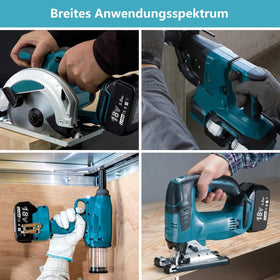 ANTOOLOCKER 18V battery mounted on drill for cordless power.