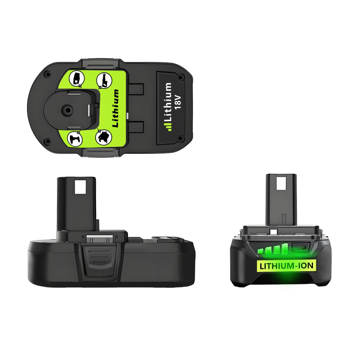ANTOOLOCKER compact 18V battery ideal for DIY projects and everyday use