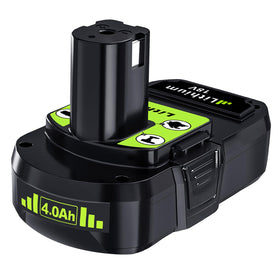 ANTOOLOCKER Ryobi 18V battery with LED indicator helps monitor remaining power