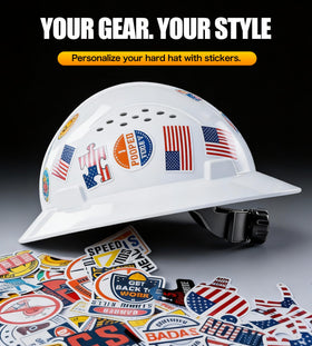 AnTools height-adjustable helmet supports all-day wear during long shifts.