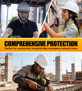 AnTools chin strap and washable sweatband help keep you cool on site.