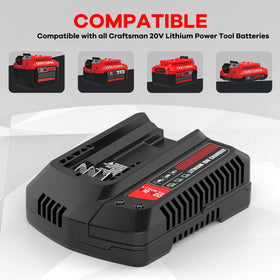ANTRobut 20V Charger wall-mount design saves bench space.