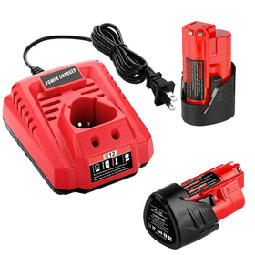 ANTRobut 2-pack 3500mAh 12V battery for cordless tools with extended runtime.