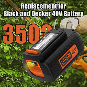 ANTRobut 40V LBX2040 battery in use with a drill, ready for extended projects