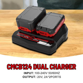 ANTRObut CMCB124 back panel reveals LED charging status at a glance.