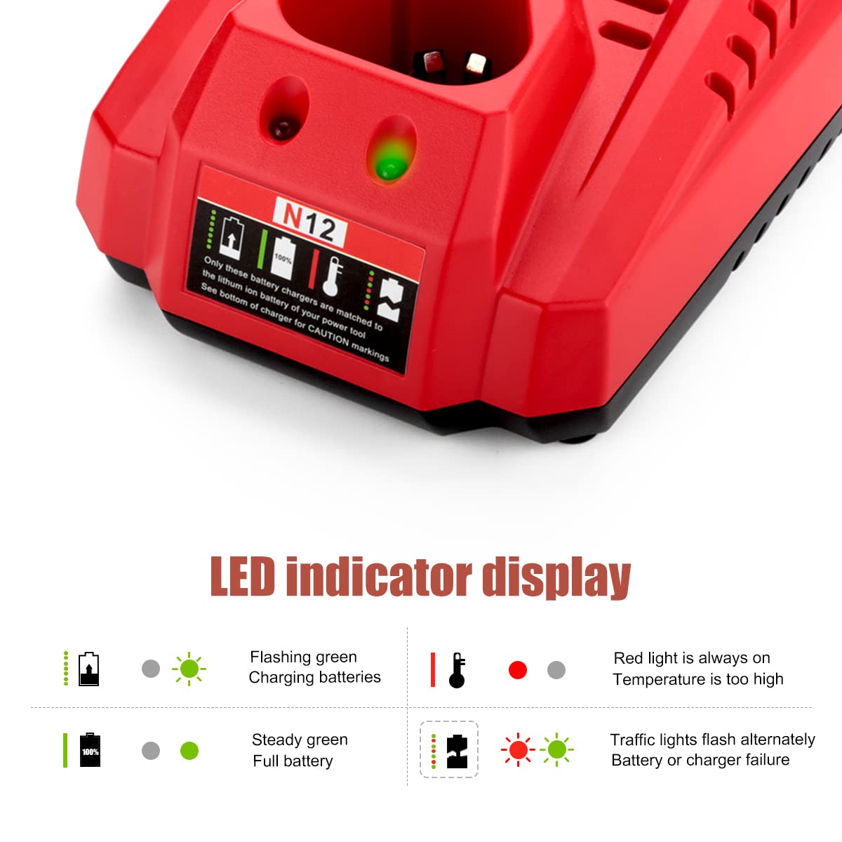 ANTRobut LED charging indicator shows status at a glance.