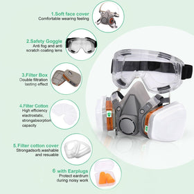 ANUNU safety goggles with clear vision and fog resistance
