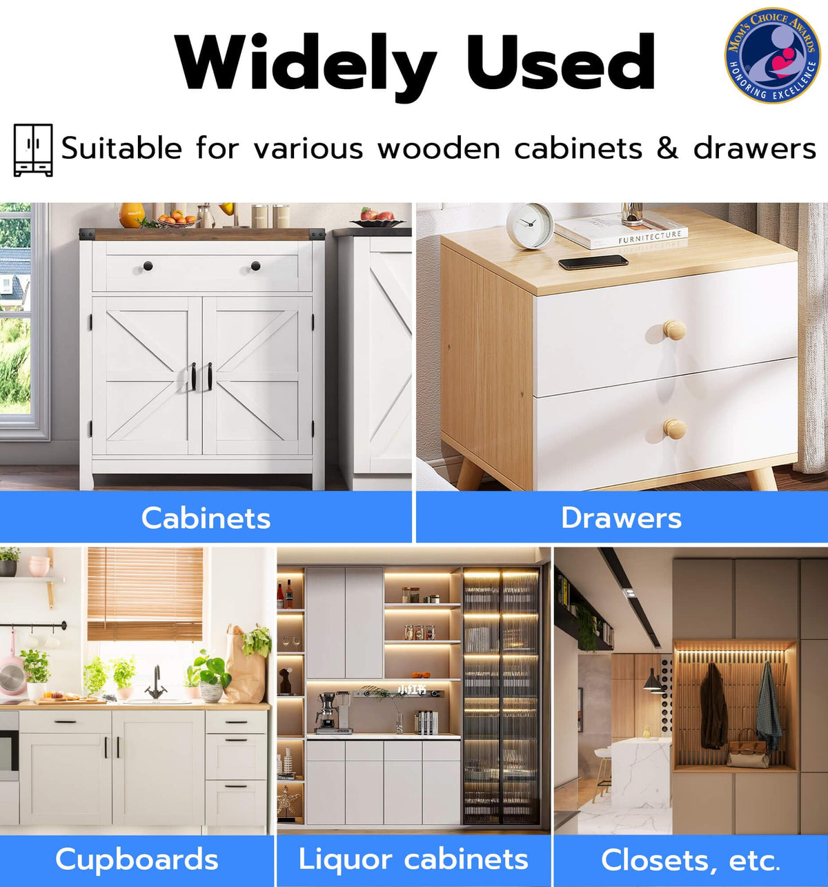 Anweller Smart Cabinet Lock 365-day standby for long-term use