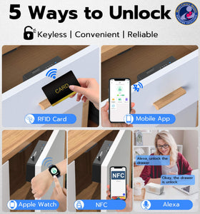 Anweller Smart Cabinet Lock app control enables phone-based unlocking