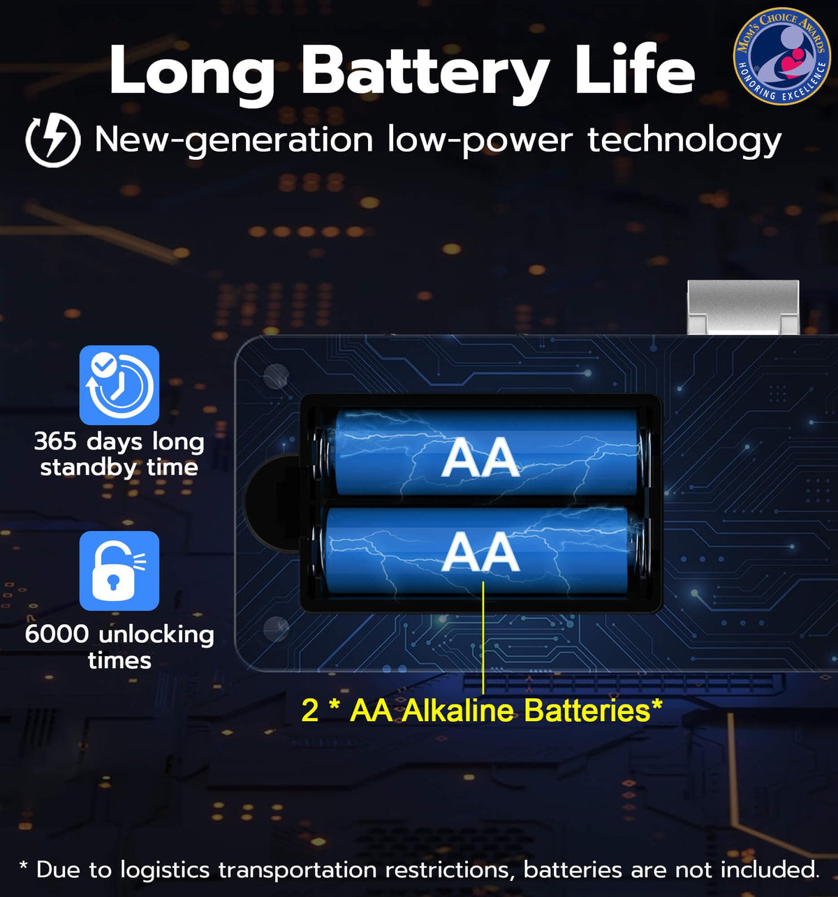 Anweller Smart Cabinet Lock battery indicator helps avoid surprises
