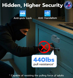 Anweller Smart Cabinet Lock NFC activation supports quick unlock